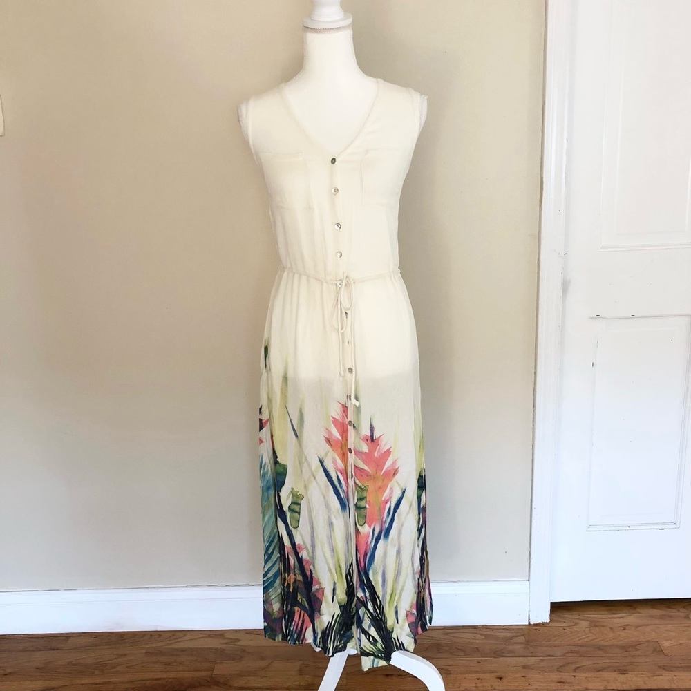 Mermaid Water garden Maxi Beach Dress Size XS